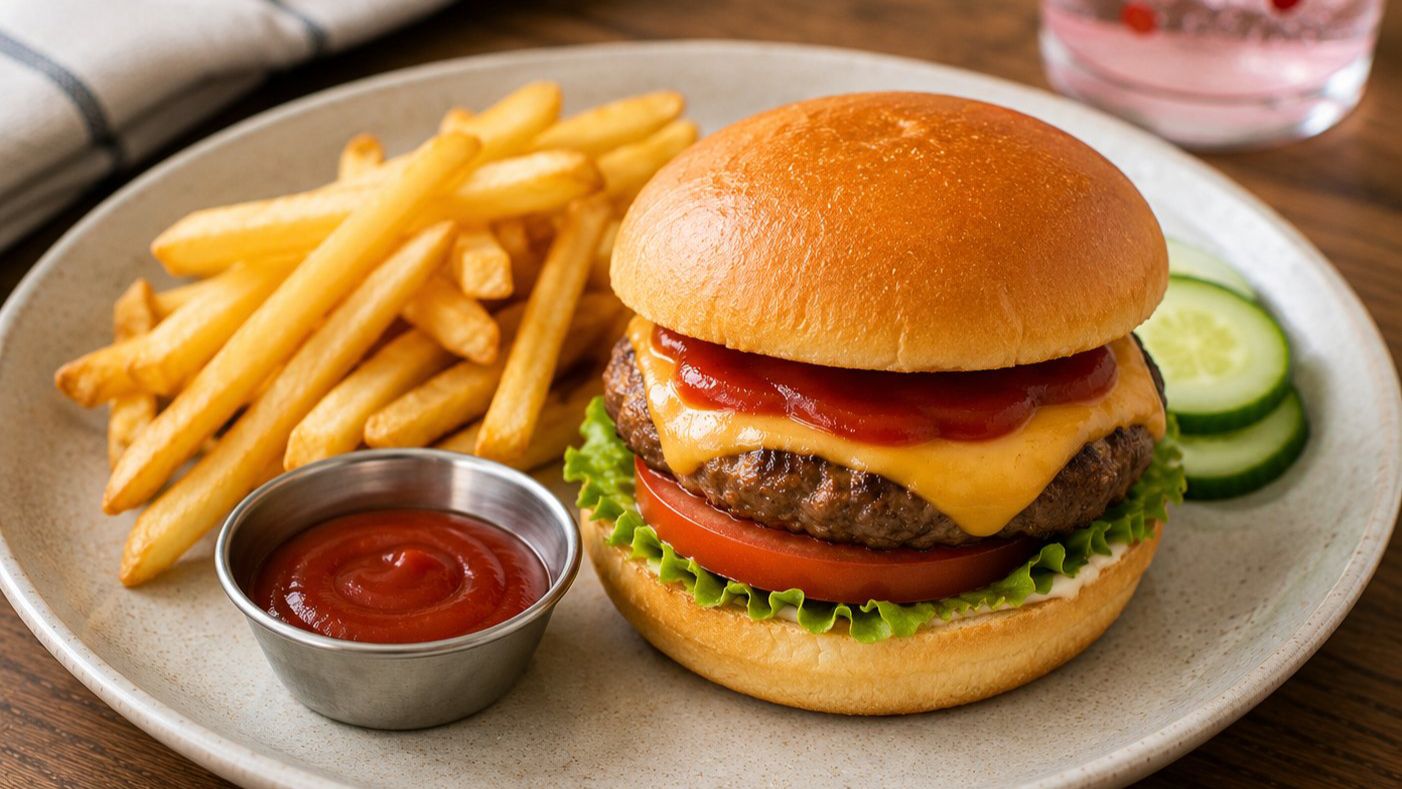 Barnburgare – enkel hemmagjord hamburgare för barn – färdiglagat recept
